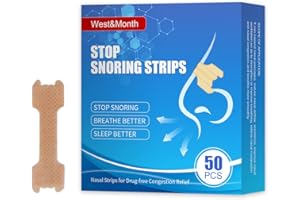 CCAQQ Cerotti Nasali 50pezzi，Cerotti Nasali Antirussamento Migliore Respirazione, Sonno,Cerotto Nasale per Aiutarti A Respirare Attraverso Il Naso,Cerotti Nasali Respira Bene,Russamento Soluzione