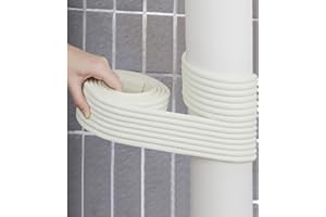 BEABAG Rohrschutzband, 2 M Lang Kanalisationsrohr Abdeckband Für Kesselrohre/ Dunstabzugshaubenrohre/ Entlüftung, Innen- Außen- Kanalisationsrohre Versteck ( Color : H , Size : 2 pc )