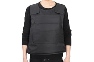 Mocoli Gilet Anti-Pugnalata, Giubbotto Anti Coltello Regolabile Giubbotto Antitaglio Gilet Tattico Gilet Di Protezione Antipuntura Da Uomo Con Chiusura In Velcro Per Polizia Protezione Di Sicurezza