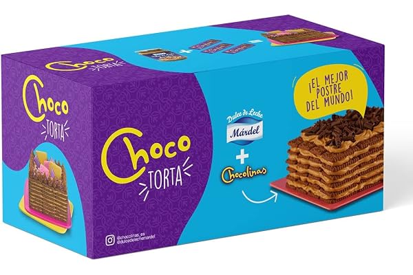 Chocotorta Pack - 4 enheter Chocolinas + 1 enhet Dulce de leche Mardel Pastelero 450g