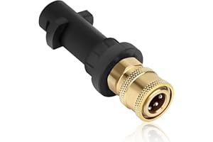 LLFYXM Pressure Washer Adapter for Kärcher K Series K2-K7, 1/4” Quick Connect Female Fitting for Karcher Foam Nozzles & Accessories,Perfect for Karcher Quick Release Adapter with Durable Brass and Plastic