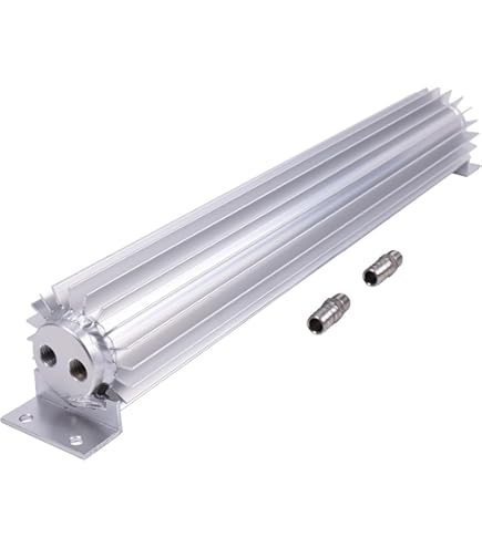 Transmission Cooler & Fan Kit Natural, 10 In X 15.50 In, Tube & Fin, 10in. Fan 350CFM, AN6 Inlets - Foto 7