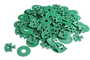 CHEEROYAL Greenhouse Twist Clips,Hooks Plastic Greenhouse Fixing Clips and Washers Greenhouse Extender Corner Clips for Greenhouse Insulation Netting Shading,Hanging Green Plant Flower (100)