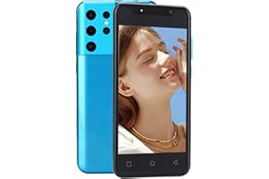 Vikye Unlocked Smartphones, S21 Ultra 6.1in 4G/5G Dual SIM Unlocked Handy, 12GB RAM 512GB ROM, 24MP 48MP Dual Kamera, Face ID Android Phone mit 5000mAh Akku(E.U. Plug)