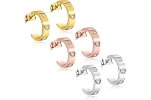 AUMUDE Dorina Boucles d'oreilles détoxifiantes pour femme - Magnétothérapie - Acupression - Pour perte de poids