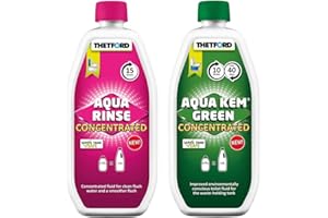 Thetford Aqua KEM Green Concentred Set WC avec système Aqua Rinse Concentrated