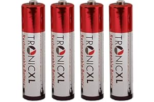 TronicXL 4 x Telefon Akku Akkus AAA Micro R3 HR03 für Siemens Gigaset AS180 AS185 C430 C430A AVM Fritz!Fon C3 C610A C610H