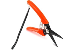 QWORK® Cisaille à pied en acier, coupe de sabot de chèvre à ressort pour mouton, alpaga, agneau, sabot de cochon