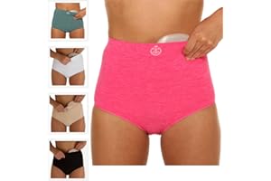 Comfizz Ostomy Underwear for Women – Stoma Knickers for Post-Surgery hernia & C-Section Support – Waist & abdomen support - Soft, Breathable & Secure Fit – Discreet, No-Roll Waist – Durable easy care