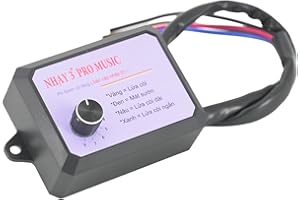 Dickly Musical Electronic Horn Controller Sound Control Unit,Volume Switching,12-24V Various Sound Effects for Car Marine,Truck