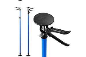Vkechh Deckenstütze 2er Set,Zargenspanner höhenverstellbar Montagestütze 115-290cm und bis 45°,teleskopstützen 50 kg Tragkraft, Montagestütze für Werkstatt, Atelier, Malerarbeiten