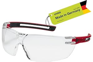 Uvex Tune-up okulary ochronne – okulary ochronne ze 100% ochroną przed promieniowaniem UV – bez metalu, odporne na zaparowanie i zarysowania – bardzo lekkie (23 g)