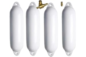 MOTIVEX - Juego de 4 parachoques para barco