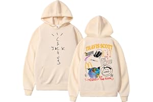 DPMTBD Kapuzenpullover Herren Travis Hoodie Hip Hop Scott Men's Hooded Pullover, Hoody, Sweatshirt, Fans Bekleidung