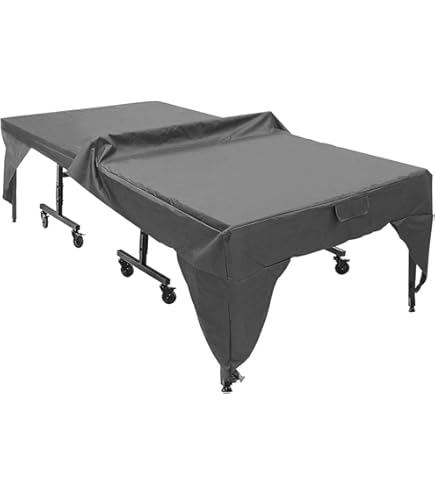 Copertura Per Tavolo Da Ping Pong - 160x73x170cm, Oxford 420D, Resistente, Nero - Foto 3