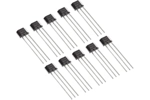 Bridgold 10pcs A3144 3144 Hall Effect Sensor Magnetic Detector,3-Pin