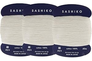 Daruma Sashiko Carte de fil fine 40 m