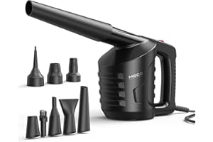 Compressed Air Cleaner for PC, MECO ELEVERDE 550 Watts Electric Air Duster, Air Blower Cleaner for Dust, Gaps, Crumbs, Keyboard, Computer, Printer, Replaces Compressed Canned Air for PC Cleaning