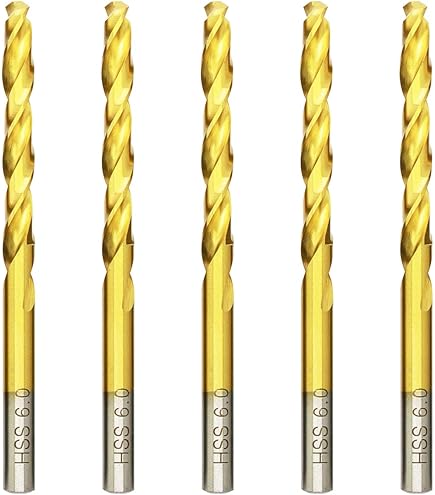 Lot De 10 Forets Cobalt M35 HSS 3 Mm – Pour Acier Inoxydable, Métaux, Bois, Plastique, Pointe 135° Pour Perçage Précis