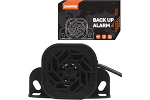 GAMPRO Car Backup Alarm 110dB12V-80V IP67 Waterproof Dustproof Reversing Alarm with Super Loud Beep for Trucks Van Forklift Car Truck Agricultural Vehicles
