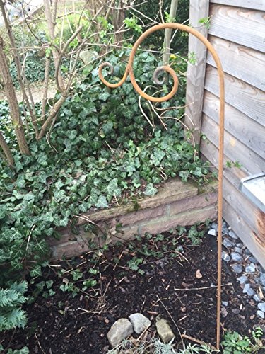 Laternenstab Rost Deko Ampelhalter Gartendeko Stab Edelrost Beetstecker - 3