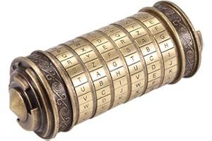Powstro Da Vinci Code Boîte à Serrure cylindrique pour Noël, Anniversaire, Saint-Valentin, Cadeau créatif Romantique pour Les mères