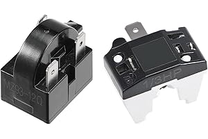 LICHIFIT PTC Starter Relay &CompressorProtector de sobrecarga para refrigeradores Refrigeradores Refrigeradores Accesorios