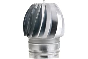WOLFPACK LINEA PROFESIONAL - Sombrero Extractor Galvanizado para Estufa, Chimenea, Extracción de Humos, Para tubo Ø 200 mm.