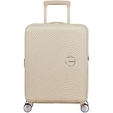 American Tourister Soundbox Spinner 55/20 TSA EXP Trolley Coconut Sand Cream