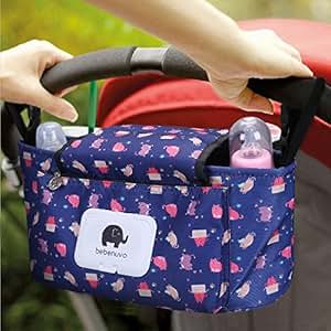 Borsa Organizer Per Passeggino SONARIN | Con Portabicchieri E Ganci | Universale Rosa - Foto 9