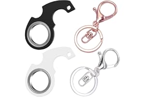 BOZILY BOZLIY Schlüsselanhänger Spinner Fidget Ring Spielzeug Schlüssel Spinner Mit Metall-Schlüsselanhänger Key Spinner Keychain Spinner Flipping Spinning Schlüsselanhänge Toys Für Kinder Und Erwachsene