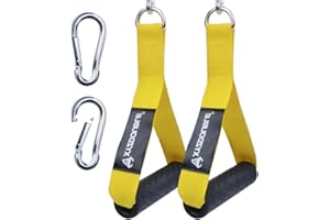 XYZDOUBLE 2Pcs Poignées de Résistance Poignée de Tirage Musculation Accessoire Poignee Musculation dans Sports et Loisirs pour Smith Machine Bande de Résistance Multi Station Exercice de Triceps