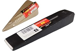 MANDYTOOLS 2 Neilsen Log Splitting Wood Wedges - Gold Bomb and Black Wedge