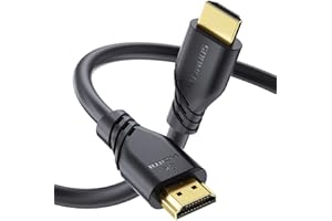 8K HDMI 2.1 Kabel 2M - SOOMFON HDMI auf HDMI Kabel 2.1 8K 60Hz 4K 120Hz, HDCP 2.2&2.3, Dolby Vision, HDR 10, eARC für PS5 PS4 Xbox TV Projektoren usw