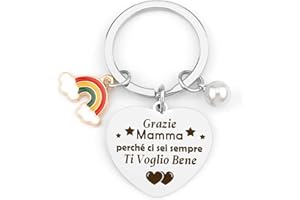 IRRIGAO Portachiavi Festa Della Mamma, Festa Della Mamma Idee Regalo, Regalo Mamma, Regalo Festa Della Mamma, Idee Regali Mamma Portachiavi Mamma Regalo Mamma Compleanno, Regali Per Mamma, Regali Mamma Natale