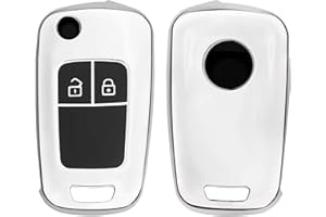 kwmobile Custodia Compatibile con Opel Chevrolet con 2 tasti pieghevole - Cover Chiavi Auto Protezione Copri Telecomando - Copertina Chiave - Copertura Gommata Silicone TPU