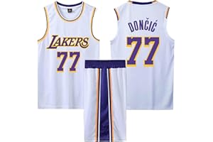 GIIWAKI Maillot Basket Enfant 2 Pièces Tenue Basket Enfant/Adulte Ensemble Basket Enfant Maillot de Basket Enfant Tenue Basket Enfant Garcon, Maillot sans Manches et Short