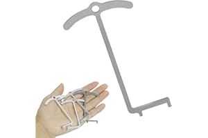 GREACESRIO 4 Pezzi Calibro Cinghia PSA Calibro Strumento Chiave per Cinghie dentate PureTech 1.0 e 1.2 OEM G-0109-6 1643190080 Misuratore Usura Cinghia di Distribuzione Compatibile con Peugeot Citroen Opel