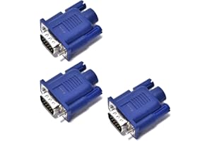 EVanlak Vga Dummy Plug Headless Ghost Functionally Stable Dummy Plug Conductive Performancevga Headless RGB Display Emulator Operating System Boot And Load Resolutions up to 1080p@60Hz-3pack
