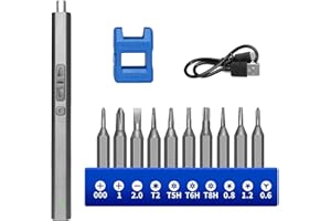 EFaith Precision Screwdriver Set Magnetic Mini Screwdriver Set DIY Electronic Repair Tool Kit for Phone Laptop PC Watch Xbox Mac Playstation Gamepad, Small Screwdriver Kit (Manuale 11 in 1)