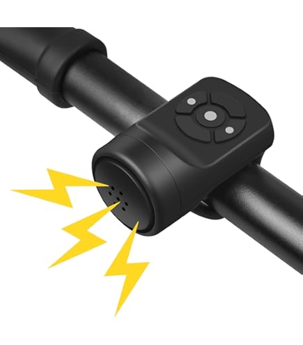 ROCKBROS 90dB Electric Bike Bell - Waterproof, 3 Modes, Easy Install