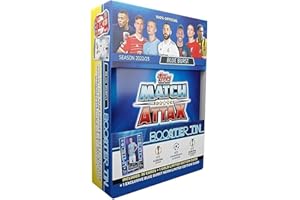 Topps Match Attax 22/23 - Ligue des Champions, Carte de Foot - Boîte de Collection, Blue Burst (Version Anglaise)