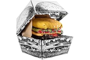 Rainbow Socks - Hombre Mujer Divertidos Calcetines de Hamburguesa - 2 Pares