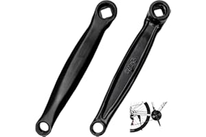 Fahibin 2pcs 2pcs Braccio a manovella per Bicicletta, Manovella di Biciclette, per Bici da Corsa, Mountain Bike, Bici Pieghevoli