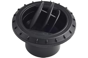 EPHEYFIF Warmes Lüftungsgitter für Diesel-Standheizung und Klimaanlage, 360° drehbare Blende für einstellbaren Luftstrom, einfache Installation mit abnehmbarer Frontplatte, Außendurchmesser 60 mm/75 mm