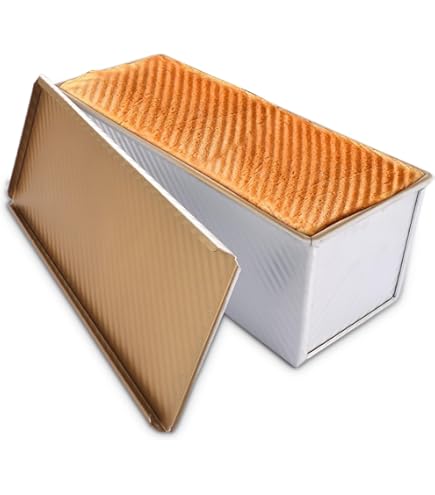 Stampo Per Pane In Cassetta Da 30x10x10 Cm - In Alluminio Con Coperchio, Perfetto Per Pan Carré Fatto In Casa - Foto 10
