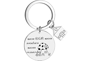 LKJHGF llavero nuevo casa nuevas aventuras, regalo de inauguración de la casa para mujer marido, regalos de calefacción para parejas Regalos de inauguración de la casa nuevo