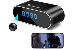 BAOBANG Telecamera Spia Wifi Interno 1080P Telecamera Nascosta Videocamere di Sorveglianza Telecamera di Sicurezza Microcamere Spia Batteria Lunga Durata Spy Cam con Visione Notturna Rilevamento di Movimento