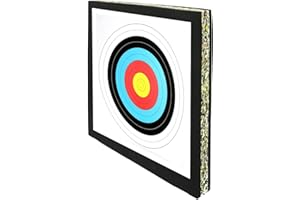‎BSW STRONGHOLD Stronghold Schaumscheibe Black Soft+ bis 30 lbs - 60x60x7 cm | Zielscheibe Bogenschießen - Ziel für Pfeil und Bogen aus Schaumstoff