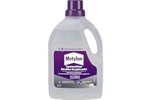 Metylan Rimozione di carta da parati concentrato attivo, scioglie rapidamente e facilmente tutte le carte da parati, carta da parati ruvida e residui di colla, ad alte prestazioni, facile da dosare, 1